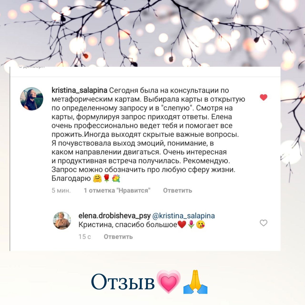 Разные фотографии (отзывы, мероприятия, психолог и др.) Дробышева Елена Адольфовна